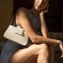 Bags and totes - White vegan leather handbag - CARMEN & SIMONE