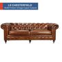 Assises pour bureau - Notre Canapé Chesterfield en cuir vintage 3places - JP2B DECORATION