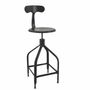 Stools for hospitalities & contracts - Nicolle® “DRAFTSMAN” Adjustable Chair H65/80cm - NICOLLE CHAISE