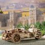 Children's arts and crafts - UGEARS Modèles mécaniques: THREE-WHEELER UGR-S 26,2x9x14cm, 457 pièces, en  bois - UGEARS