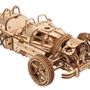 Loisirs créatifs pour enfant - UGEARS Modèles mécaniques: THREE-WHEELER UGR-S 26,2x9x14cm, 457 pièces, en  bois - UGEARS