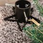 Autres décorations de Noël - Pied de sapin de Noël Stand Mini - Noir - BY BENSON