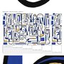 Papiers peints - Papier peint panoramique avec visages abstraits - œuvre contemporaine - LA TOUCHE ORIGINALE