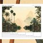 Autres décorations murales - Papier peint panoramique - Tropical Garden - Paysage jungle et tropical - LA TOUCHE ORIGINALE