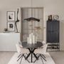 Dining Tables - WATFORD DINING TABLE BLACK - LIFESTYLE HOME COLLECTION