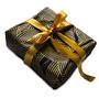 Other Christmas decorations - 100% Cotton Satin Reusable Gift Wrap Gift Wrap Furoshiki 'Fairy Night No. 22' - Size M 55x55cm - CARÉDEAU PAPIER CADEAU RÉUTILISABLE