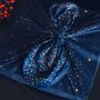 Gifts - Carédeau Luxury Collection - Satin 100% cotton Furoshiki Gift Wrap "Reflection ” - Size M 55x55cm - CARÉDEAU PAPIER CADEAU RÉUTILISABLE