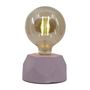 Decorative objects - Hexagon-shaped concrete lamp - JUNNY