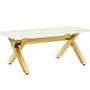 Coffee tables - TABLE BASSE IXE - MARBRE BLANC - EURODESIGN FRANCE