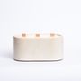 Decorative objects - Coloured concrete candle - 3 wicks - JUNNY