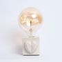 Decorative objects - LOVE colored concrete lamp - JUNNY