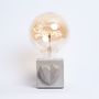 Decorative objects - LOVE colored concrete lamp - JUNNY
