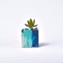 Decorative objects - TIE&DIE CONCRETE POT FOR GREEN PLANT - JUNNY