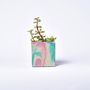 Decorative objects - TIE&DIE CONCRETE POT FOR GREEN PLANT - JUNNY
