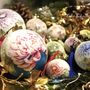 Christmas garlands and baubles - Christmas ornament Pink x Dresden Blue - YUKO KIKUCHI