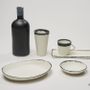 Candles - B&W porcelain dinnerware - CECILE GASC PORCELAINE