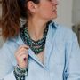 Bijoux - Collier bracelet Rocailles - Porcelaines au choix - Coloris au choix - MARGOTE CERAMISTE