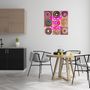 Paintings - 'F the Diet' Wall Artwork with LED Neon (R rated) - SMALL - LOCOMOCEAN