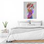 Paintings - 'Survivor' Wall Artwork with LED Neon - STANDARD - LOCOMOCEAN
