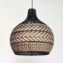 Ceiling lights - BLACK RATTAN PENDANT LIGHT - MY BALI LIVING