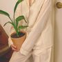 Vêtements de nuit - [une vie significative Inc.] Ensemble de pyjama à manches longues en coton biologique - KOREA INSTITUTE OF DESIGN PROMOTION