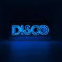 Table lamps - 'Disco' Glass Neon Sign - Blue - LOCOMOCEAN