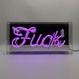 Table lamps - 'Fuck' Glass Neon Sign - LOCOMOCEAN