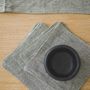Linge de table textile - Sous-verres à double couche en lin - EPIC LINEN