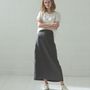 Apparel - A - Line Linen Skirt - EPIC LINEN