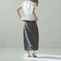Apparel - A - Line Linen Skirt - EPIC LINEN