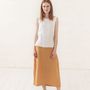 Apparel - A - Line Linen Skirt - EPIC LINEN