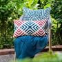 Fabric cushions - Jasmin Flower Cotton Cushion Cover - OCK POP TOK