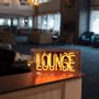 Decorative objects - 'Lounge' Glass Neon Sign - LOCOMOCEAN