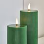 LED modules - Ribbed Pillar Candles - LIGHT STYLE LONDON