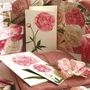 Carterie - Cartes de vœux avec enveloppe "Peonie" - TASSOTTI - ITALY