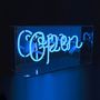 Decorative objects - 'Open' Glass Neon Sign - LOCOMOCEAN
