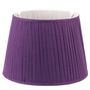 Lampes de table - Abat-jour violet plissé rond - G & C INTERIORS A/S