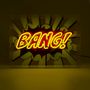 Decorative objects - 'Bang!' Large Glass Neon Sign - LOCOMOCEAN