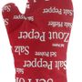 Maniques - Gant de cuisine Sel & Poivre Rouge 19 X 32 - MAISON VIVARAISE – SDE VIVARAISE WINKLER