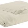 Bed linens - Flat Sheet Stonewashed Zeff Craie 240 X 300 - MAISON VIVARAISE – SDE VIVARAISE WINKLER