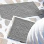 Serviettes de bain - Tapis de Bain Enzo Orage 54 X 64 - MAISON VIVARAISE – SDE VIVARAISE WINKLER
