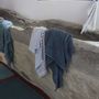 Bath towels - Bath Mat Stonewashed Enzo Vert De Gris 54 X 64 - MAISON VIVARAISE – SDE VIVARAISE WINKLER