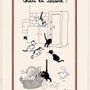 Dish towels - Kitchen Towel Chats En Cuisine Ecru 60 X 80 - MAISON VIVARAISE – SDE VIVARAISE WINKLER