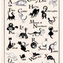 Dish towels - Kitchen Towel Abecedaire Dubout Ecru 48 X 72 - MAISON VIVARAISE – SDE VIVARAISE WINKLER