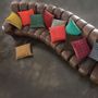 Cushions - Cushion Rosetta Tourterelle 45 X 45 - MAISON VIVARAISE - SDE VIVARAISE WINKLER