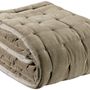 Linge de lit - Edredon Uni Elise Ficelle 160 X 160 - MAISON VIVARAISE - SDE VIVARAISE WINKLER