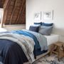 Bed linens - Fitted Sheet Moony Acier 90 X 190 - MAISON VIVARAISE - SDE VIVARAISE WINKLER