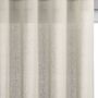 Curtains and window coverings - Curtain Voile Zeff Craie 140 X 280 - MAISON VIVARAISE – SDE VIVARAISE WINKLER