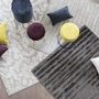 Cushions - Cushion Cover Velor Neige 60 X 60 - MAISON VIVARAISE - SDE VIVARAISE WINKLER