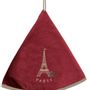 Torchons textile - Essuie-mains Tour Eiffel Rouge 60 cm - MAISON VIVARAISE – SDE VIVARAISE WINKLER